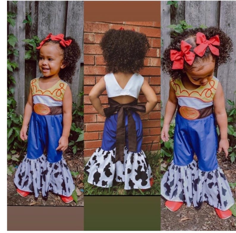 Jessie Baby Costume: Toy Story Inspired Jumpsuit Bild 12