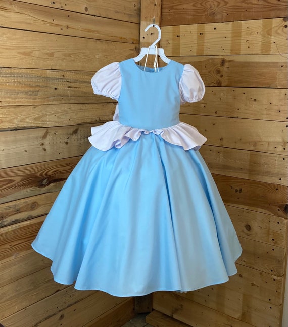 Cinderella baby dress, Cinderella baby long dress, Cinderella baby costume.baby LONG dress, does not include hoop skirt