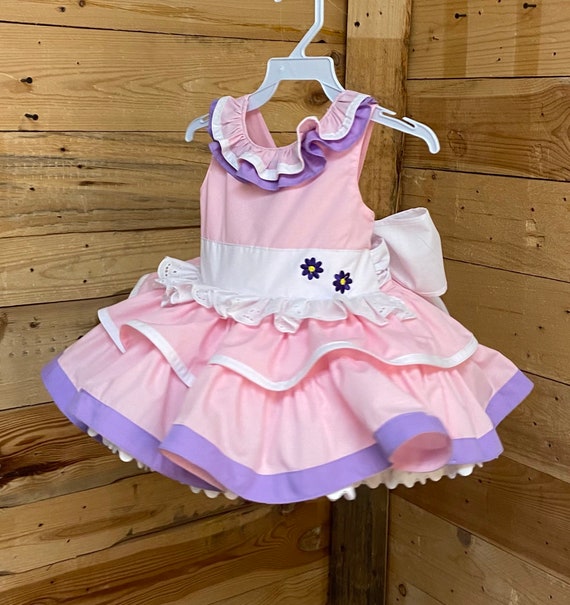 Daisy Duck baby dress, Daisy Duck baby costume, baby dress.