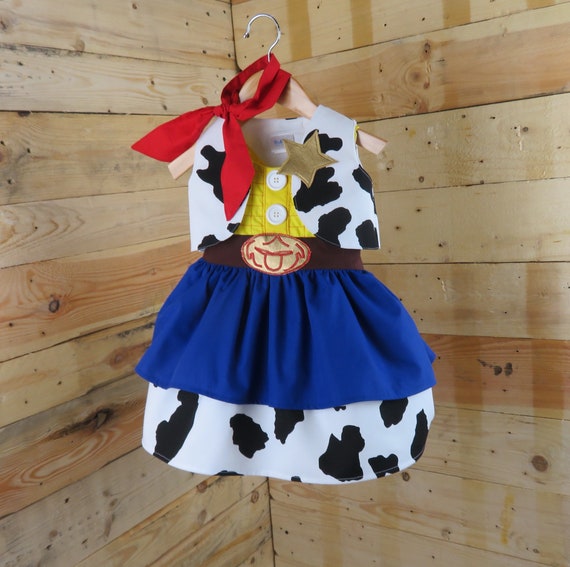 Woody inspired dress, woody dress costume, sheriffs woody dress, themed dress birthday, party dress costume, baby dress, woody outfit, dress