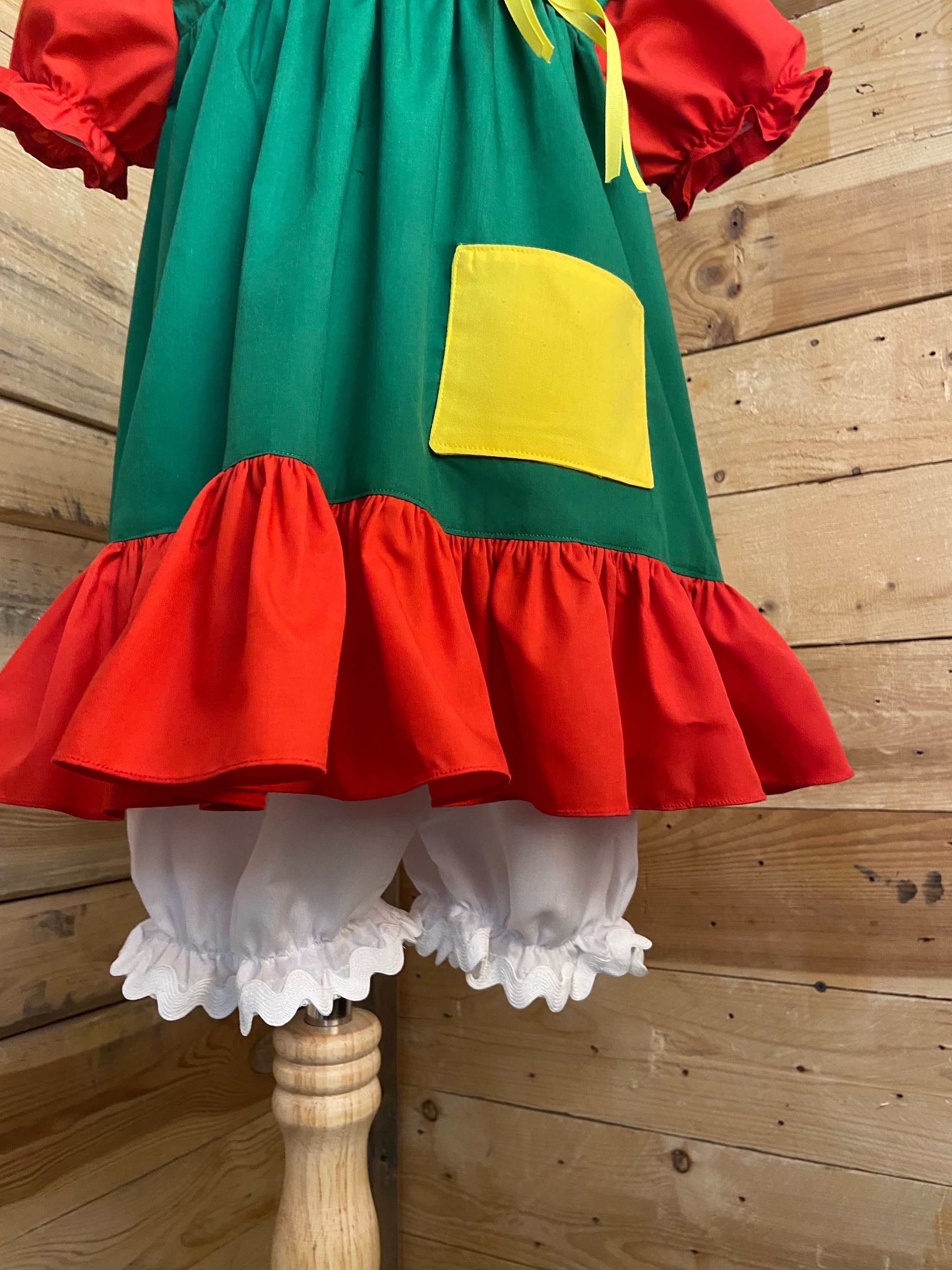 chilindrina green dress La Chilindrina Costume