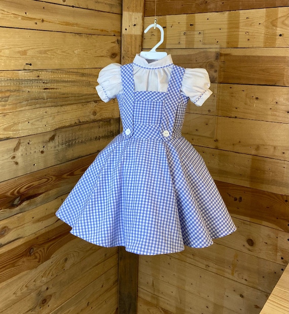 Dorothy Baby Costume: Blue Gingham Dress - Etsy Australia