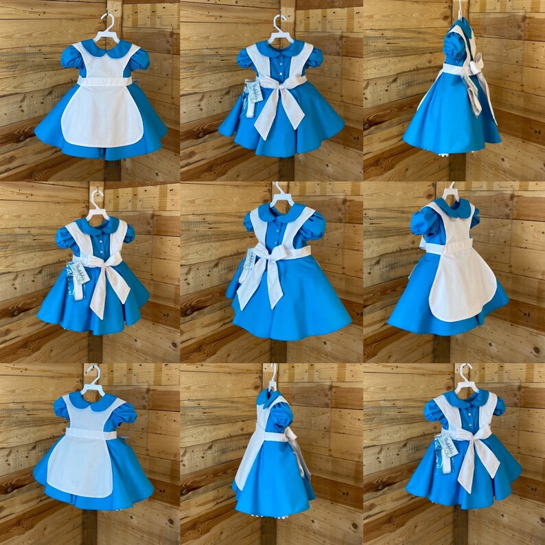 Alice in Wonderland Baby Dress Alice Baby Dress Costume Baby Etsy
