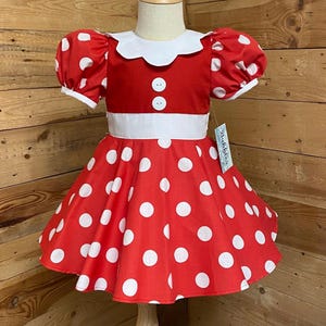 Minnie Mouse Baby Costume: Polka Dot Dress