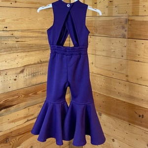 Selena Inspired Baby Costume: Purple Jumpsuit Outfit