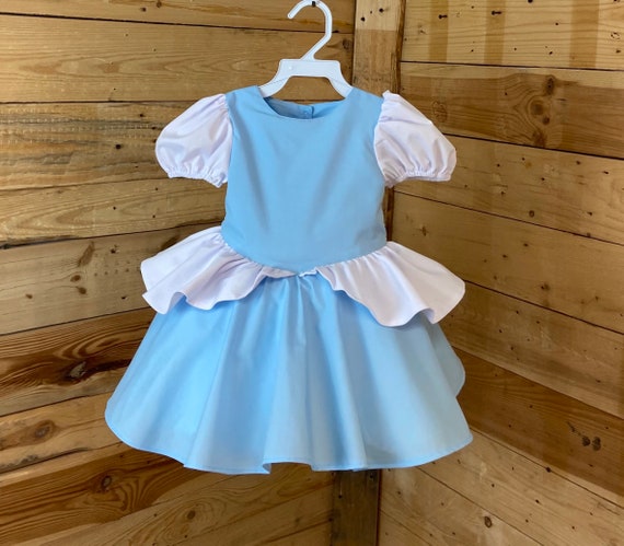 Cinderella baby dress, Cinderella baby costume, Cinderella birthday baby dress. Baby Short dress, baby dress.