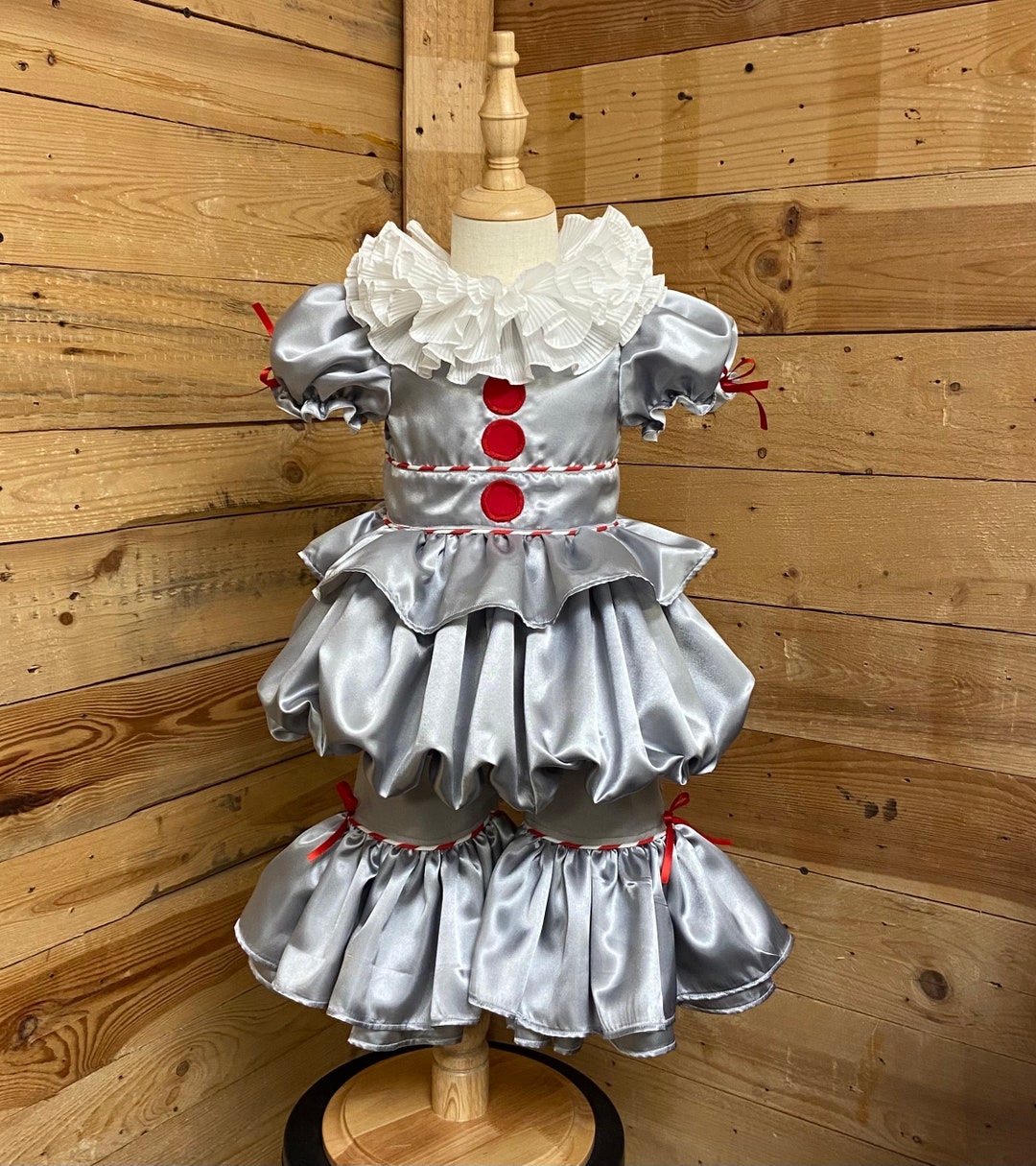 Fancy Dress Baby Jester Costume Pennywise Clown Baby Set