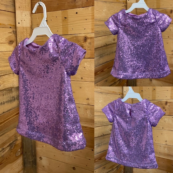 Lavander baby dress/Taylor Swift baby dress costume/Taylor Swift shirt baby dress/sequins baby shirt dress