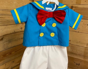 Donald Duck Outfit Set Donald Duck Baby Outfit Set Donald Duck Costume Donald Duck Baby Costume. Etsy