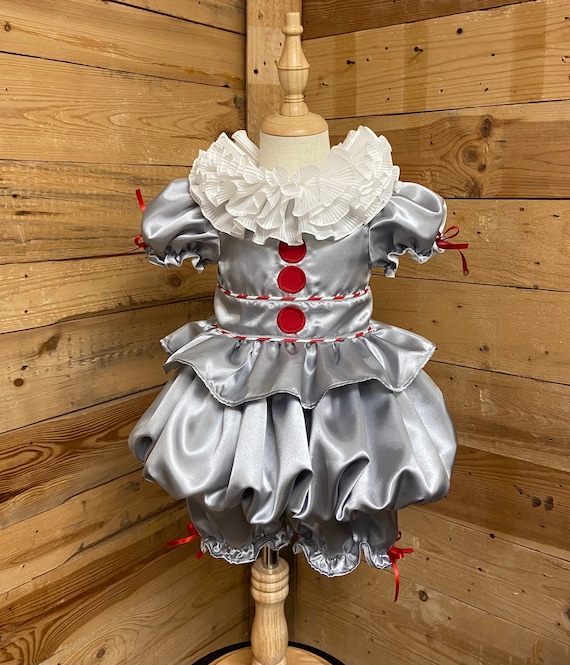 Pennywise Clown baby short set,pennywise  clown baby costume, carnival clown baby set, Pennywise baby outfit set.