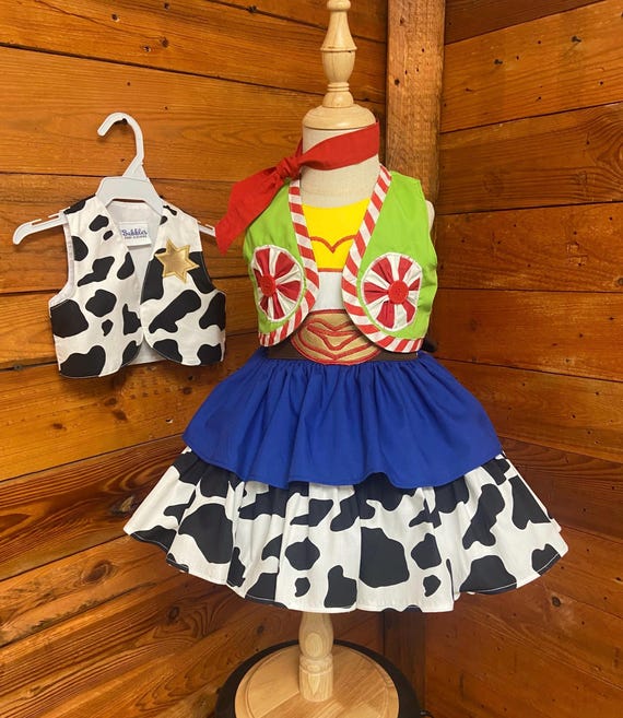 Christmas Cowgirl Baby Dress: Jessie Costume, Photo Prop - Etsy