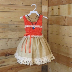 Moana Inspired Baby Birthday Dress by BubblesBabyClothing