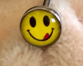 Smiley Face Tongue Piercing 2025