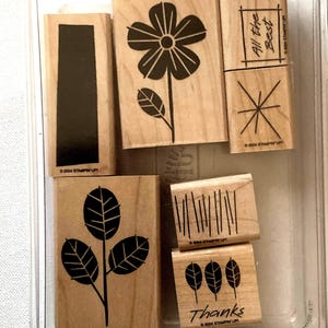Stampin Up All the Best 7-Piece Block Rubber Stamp Set
