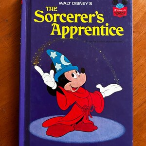 Vintage 1973 Walt Disney’s The Sorcerer’s Apprentice Children&#39;s Book