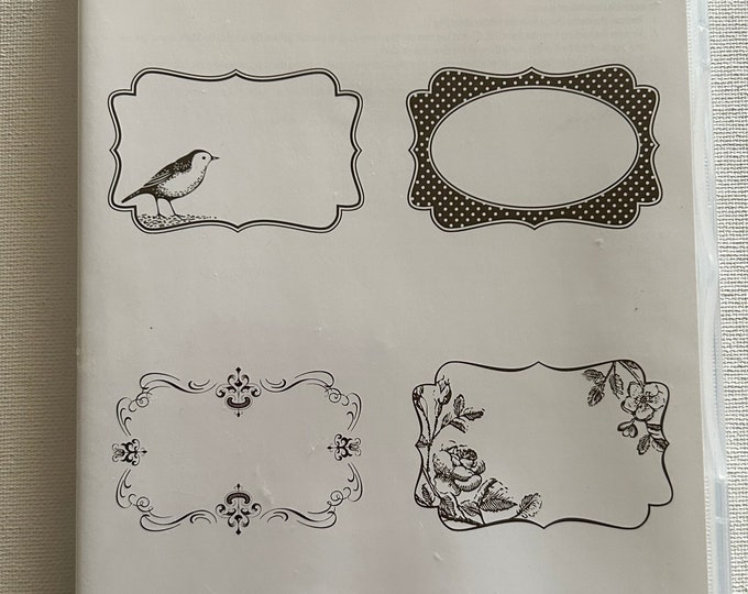 Stampin up Four Frames Rubber Stamp Set Etsy