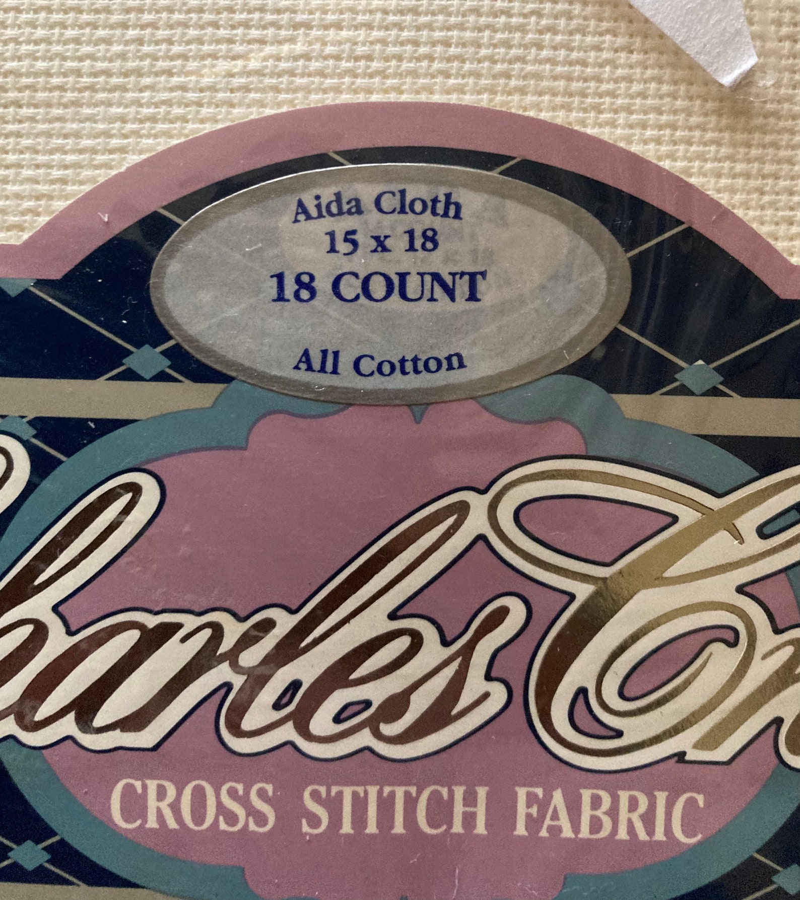 Charles Craft Cross Stitch Fabric/cotton/15x18 Inches/18 Count | Etsy