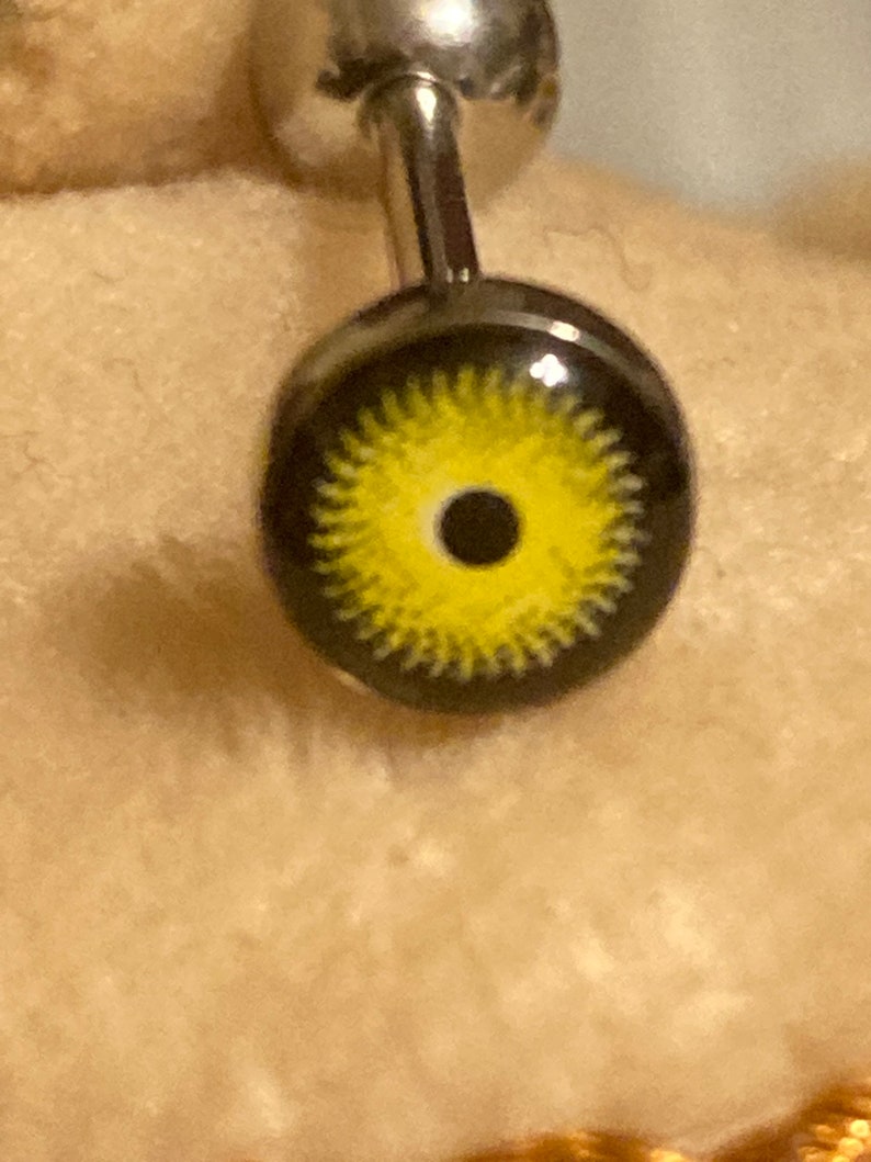 Patterned Tongue BarbellTongue RingPatternSurgical Steel