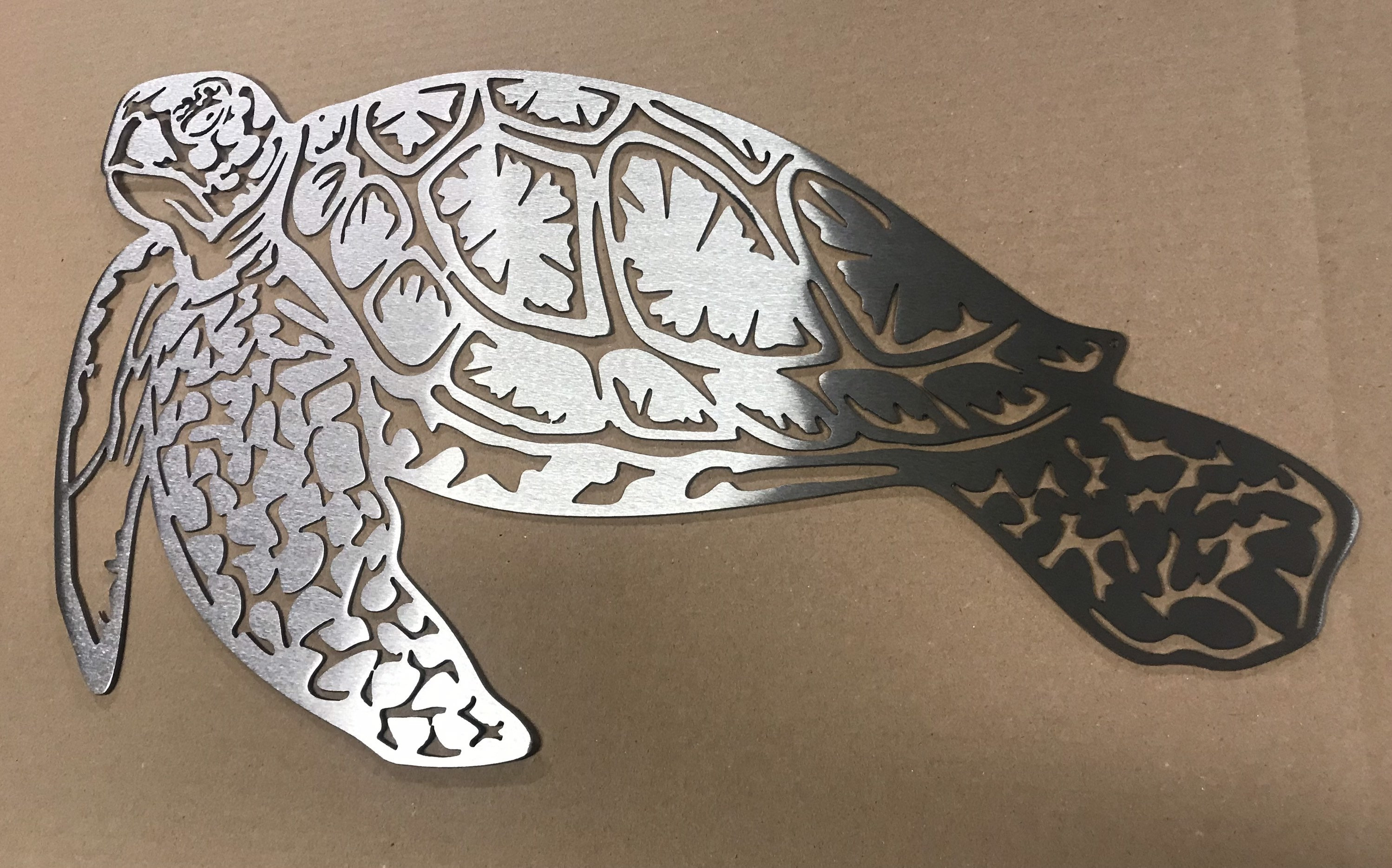 Metal Sea Turtle Metal Wall Art Metal Wall Decor Metal Etsy