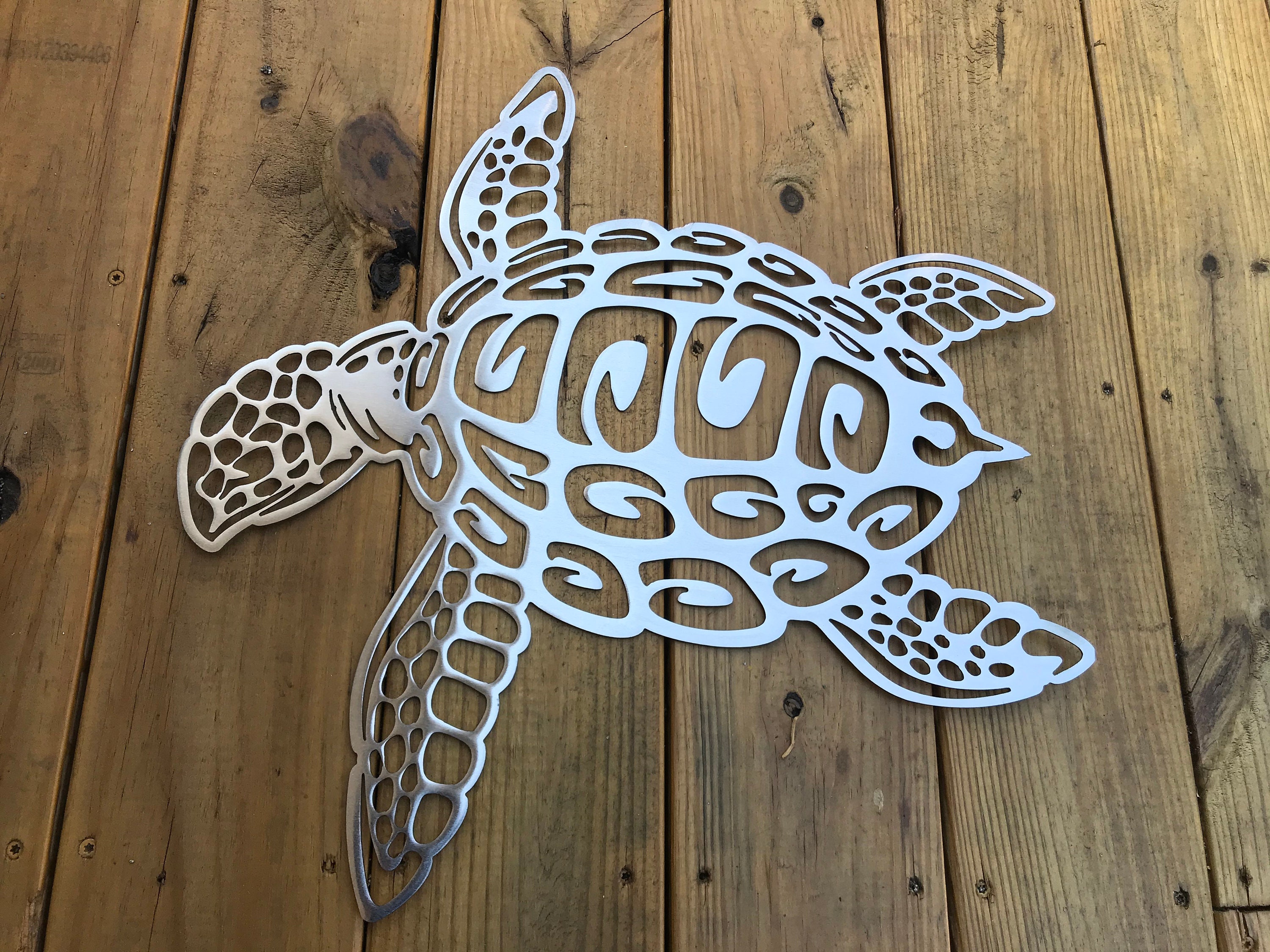 Metal sea turtle Metal wall art Metal wall decor metal Etsy