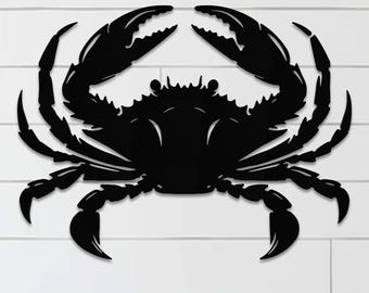 Metal Maryland blue crab SIGN