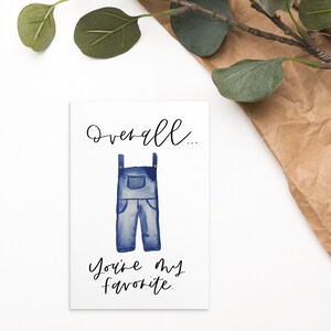Overall... Postcard