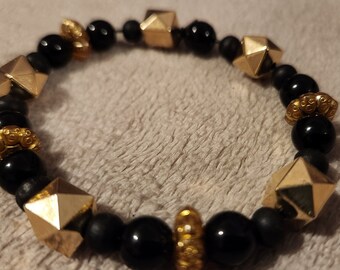 Pulsera de oro negro
