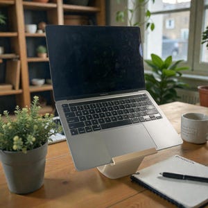 Minimalist Laptop Riser Stand, Ergonomic Desk Accessory