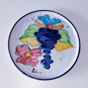 Vintage Celina Keramik Tablett- Kuchenplatte- Steingut-Keramik-Geschirr-Ess-Teller-Essteller-Essteller-Kaffeetasse-Servierplatte-Porzellan-Party