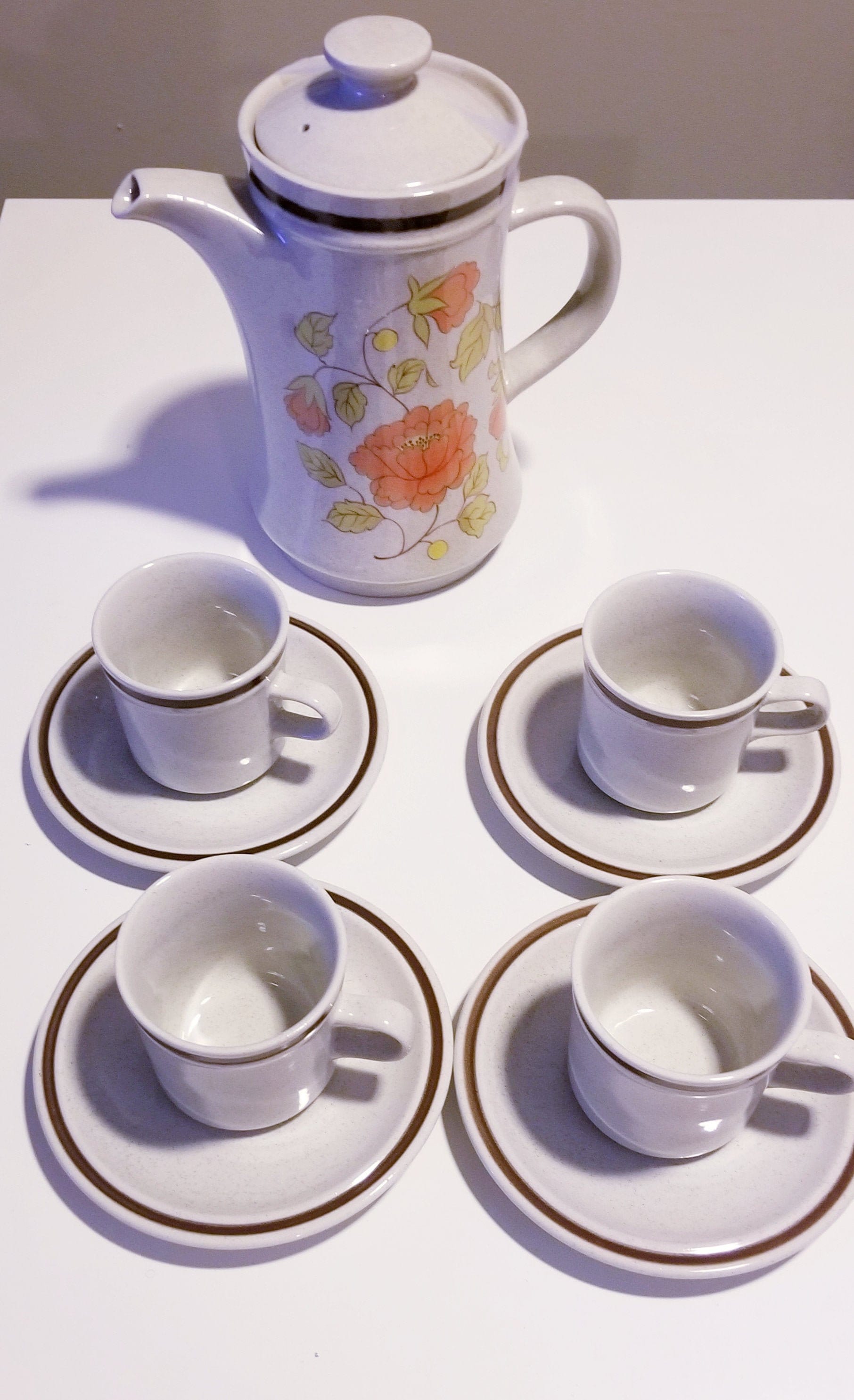 Drink & Barware Home & Living Tea Cup and Saucer Plate Set Vintage