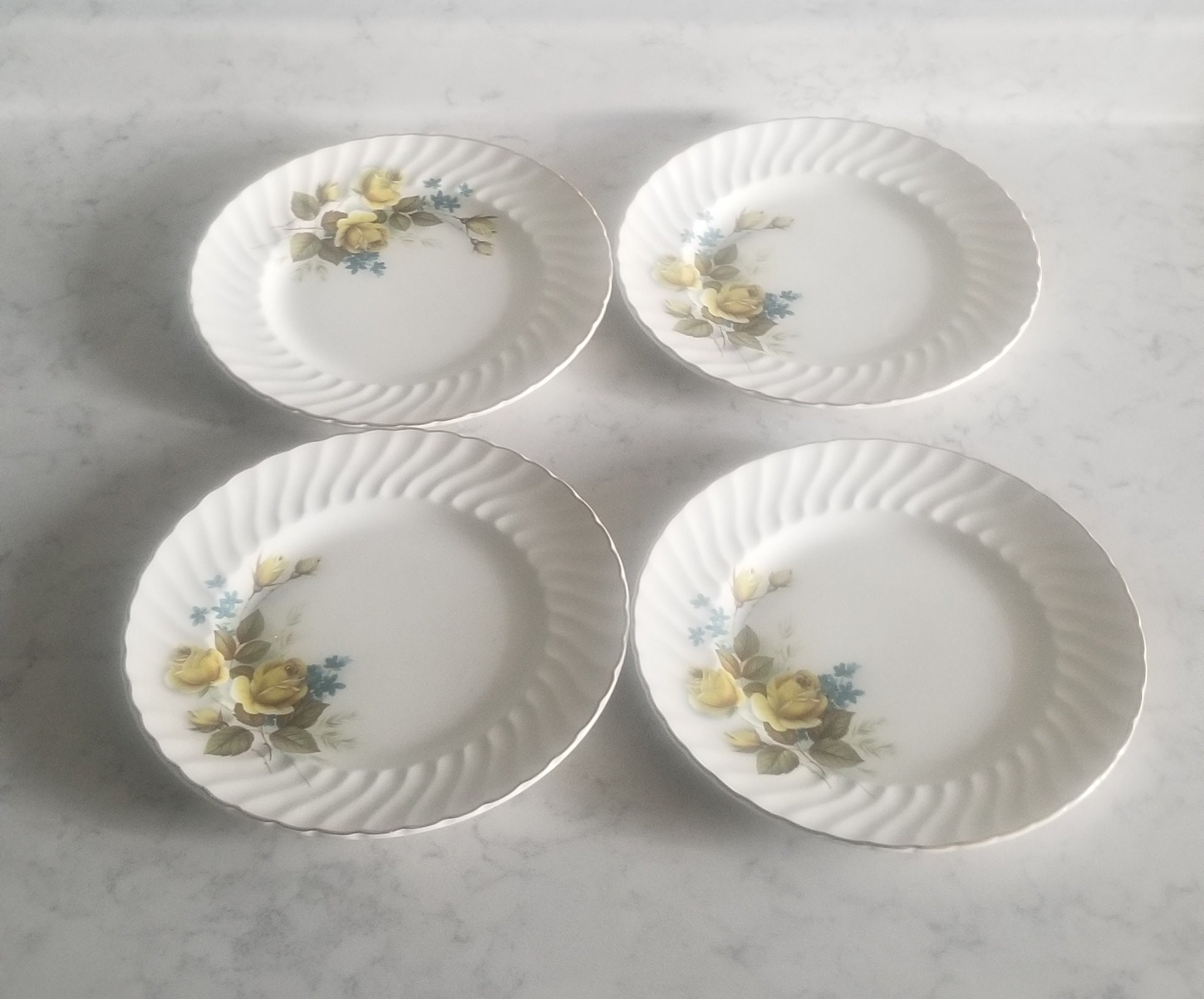 Rose Ridgeway England 4 Favourite Rose Ridgeway Ironstone Dinner Plates-eating Plates-dinner ...