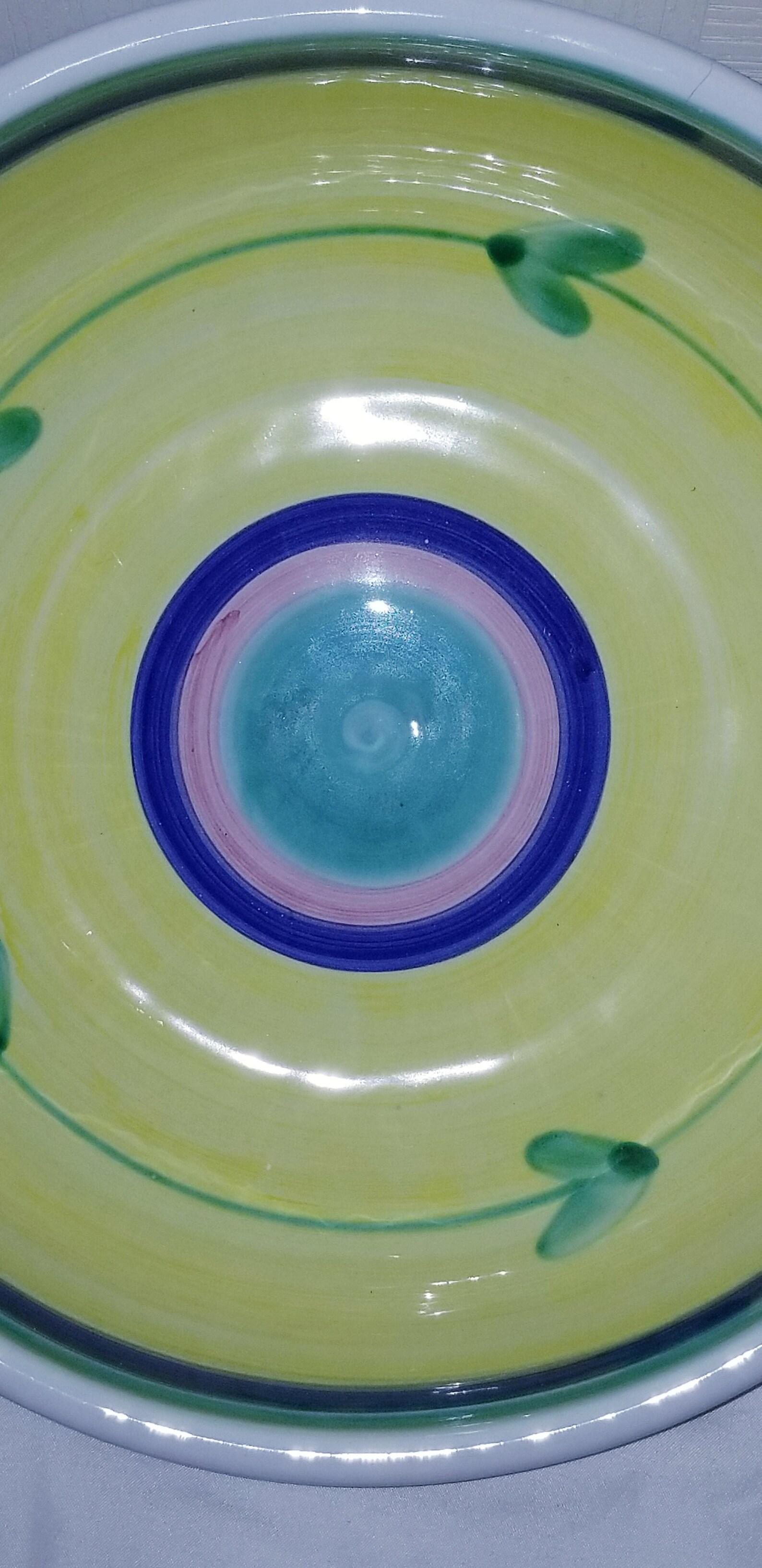 Rare Vintage CALECA CAROUSEL Pottery -dinnerware-eating-plate-dish ...