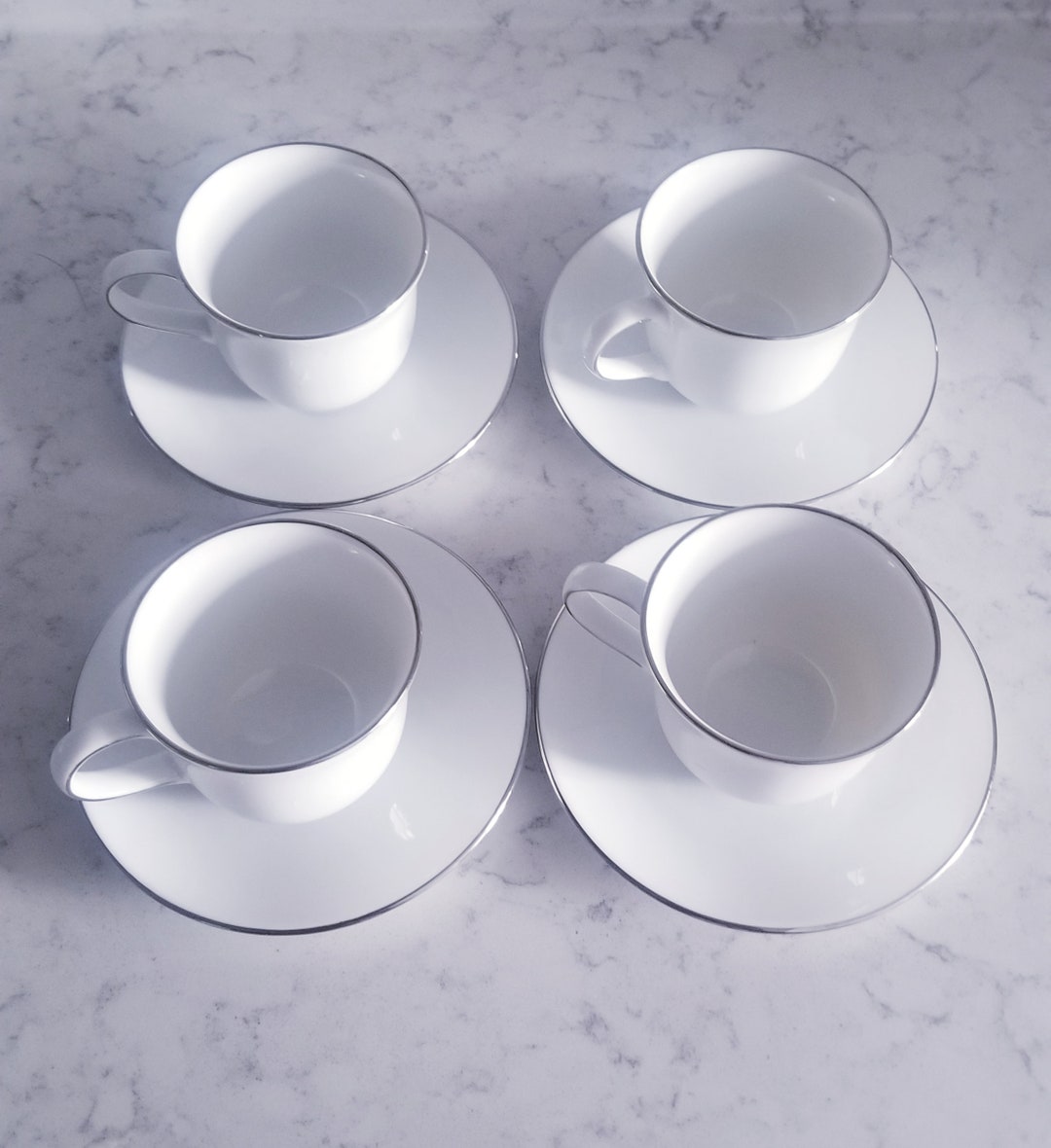 8 Pieces Royal Doulton Teacups and Saucerscoffee Cupsceramic