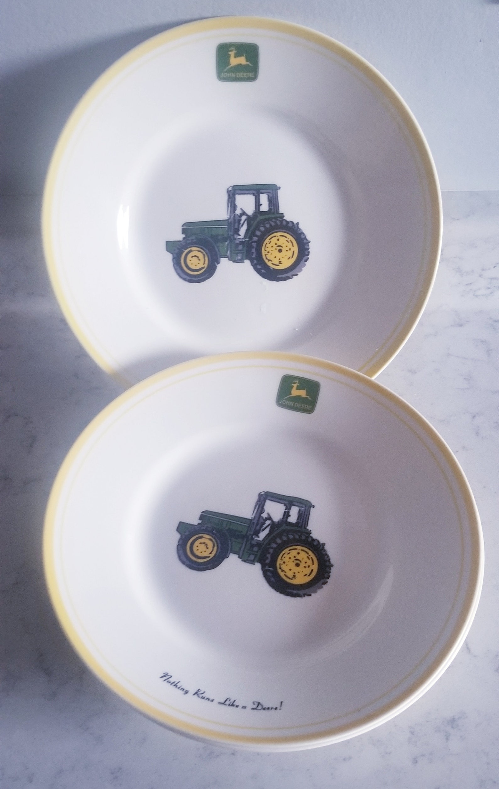 4 John Deere Collectible Plates by Gibson USA Transfer Etsy UK