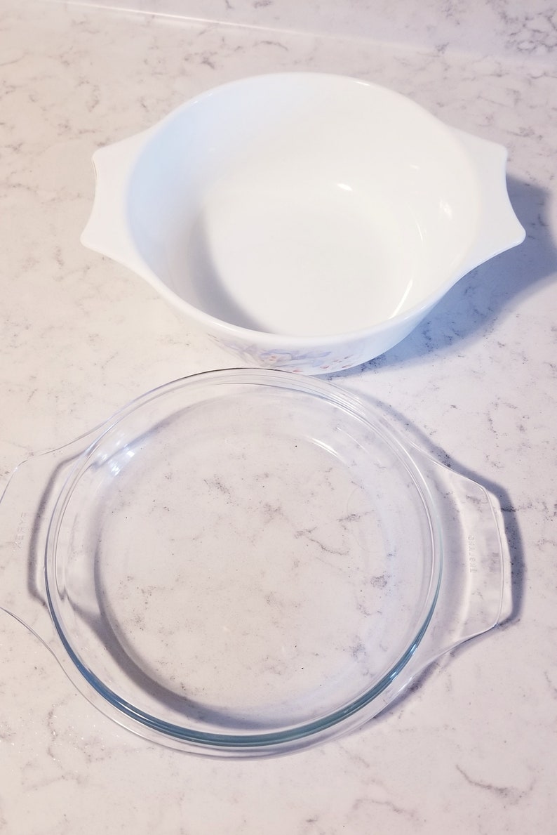 Vintage Blue Iris English Pyrex-dinnerware-stoneware-servingbowl ...