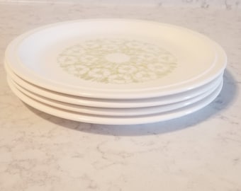 4 pieces of Vintage Hornsea England Dinner plates-Dinnerware plates-Eating Plates-TransferPlates-Porclain-Ceramic-Side Plates-Stoneware