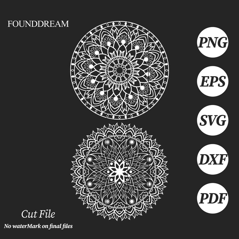 Download Mandala Svg Cut File Svg File For Cricut Silhouette Cut File Mandala Clip Art Commercial Use Mandala Svg Mandalas Silhouette Prints Art Collectibles Elite1 Pl