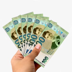 Cara personalizada en billete de 100 euros, dinero de juguete personalizado para fiesta de cumpleaños, regalo novedoso para él o ella.