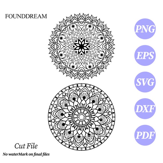 Download Mandala Art Print Svg Cut File