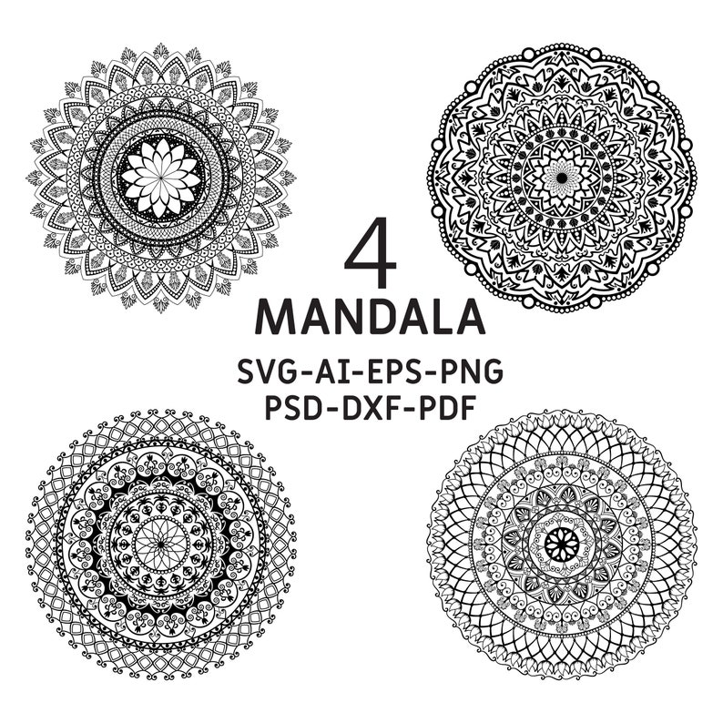 Free Free 137 Cricut Simple Mandala Svg SVG PNG EPS DXF File