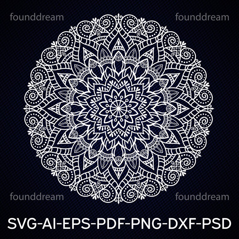 Free Free Cricut Mandala File 535 SVG PNG EPS DXF File