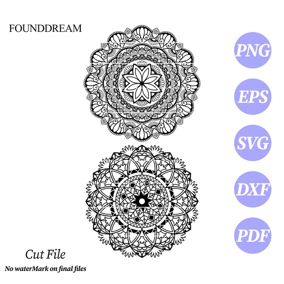 Download Mandala Clip Art Svg Cut File