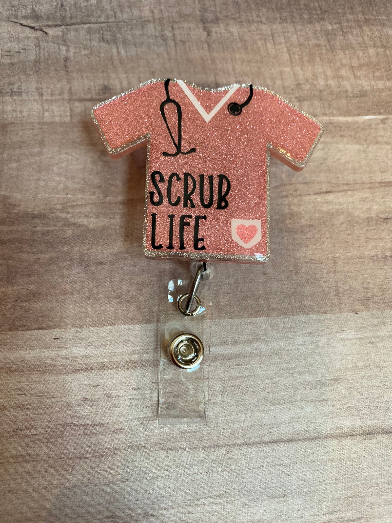 Scrub Life Badge Reel | Etsy