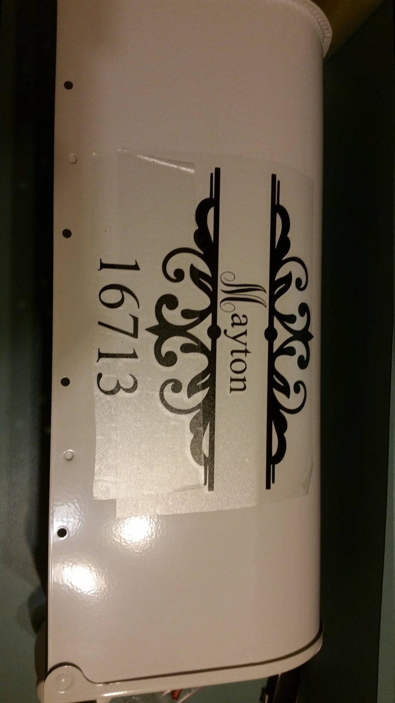 Mailbox Address Vinyl Decal Stickers Mail Box Vinyl Numbers Mailbox Curb Appeal Mailbox Decals House Numbers Home Address