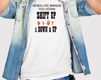 When life brings you down t-shirts,t-shirt,motorcycle sayings,unisex shirts,