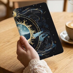 Sky Night for Detachable Kindle Case Paperwhite 2024 2022 Cover 12th 11th Oasis 2 3 Gen 5 6 6.8 in, Colorsoft Kindle Scribe Book Lover Gift