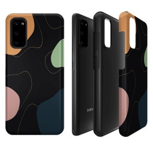 Abstract Black for Samsung Galaxy S24 S23 S22 S21 case Note 20 Ultra Galaxy Note 22 20 8 9 10 S10 case Note 9 Protective Tough S8 S10e o194