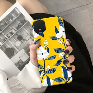 Yellow Floral Google Pixel 4a Case pixel 4 Google Pixel 3a XL Case OnePlus 8 7 Google Pixel 3a XL Google Pixel pixel 3 Case oneplus 6 o160