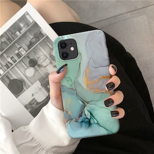 Green Marble for iPhone 15 14 13 12 Pro Max case iPhone XR case iPhone XS Max Apple Case iPhone X Case iPhone 7 8 Plus case tough case o79