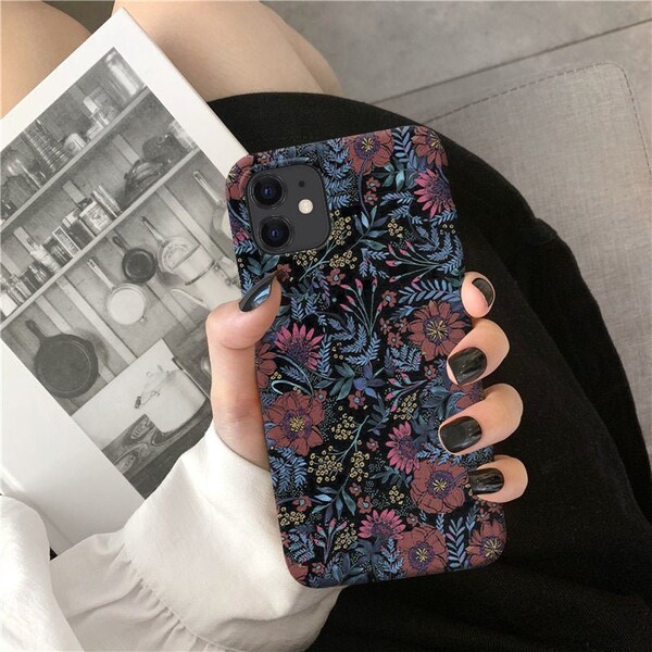 Floral Pattern for Galaxy S23 S22 S21 case Samsung Note 10 case S9 plus case S9 Note 9 S8 plus Samsung A50 A70 A51 A30 A40 A71 Hard o113